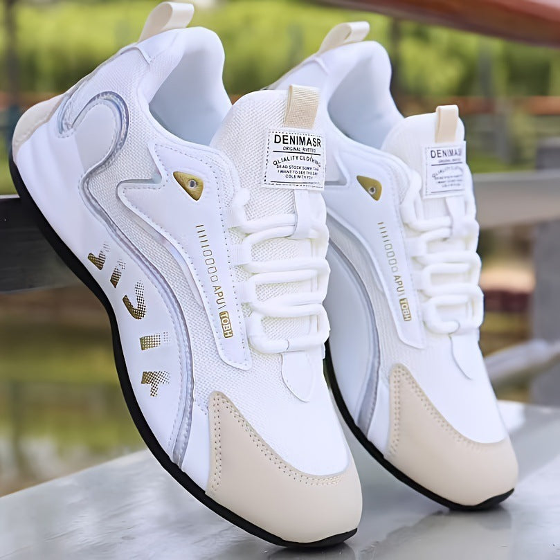 Baskets homme à lacets basses respirantes pour sport