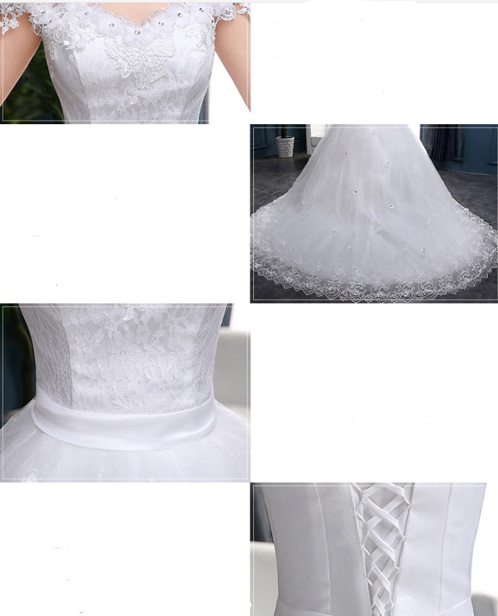 nouvelle robe de mariée robe de mariée longue traîne robe de mariée