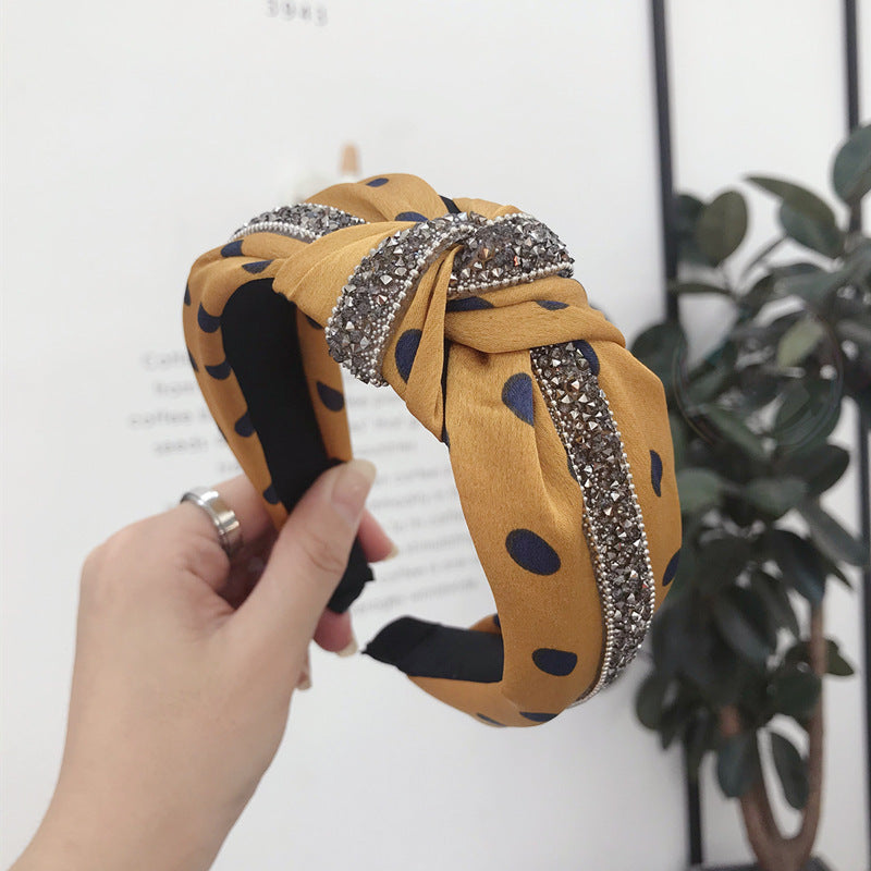 Bandeau de cheveux à motif léopard