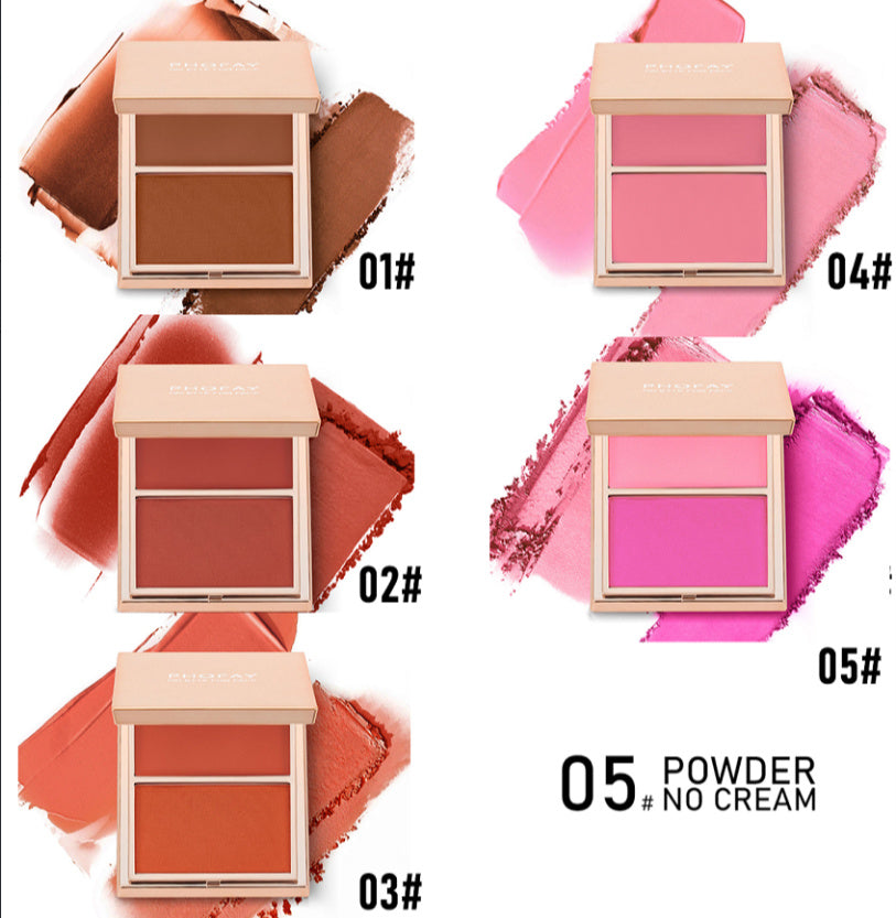 Duo de blush crème et poudre