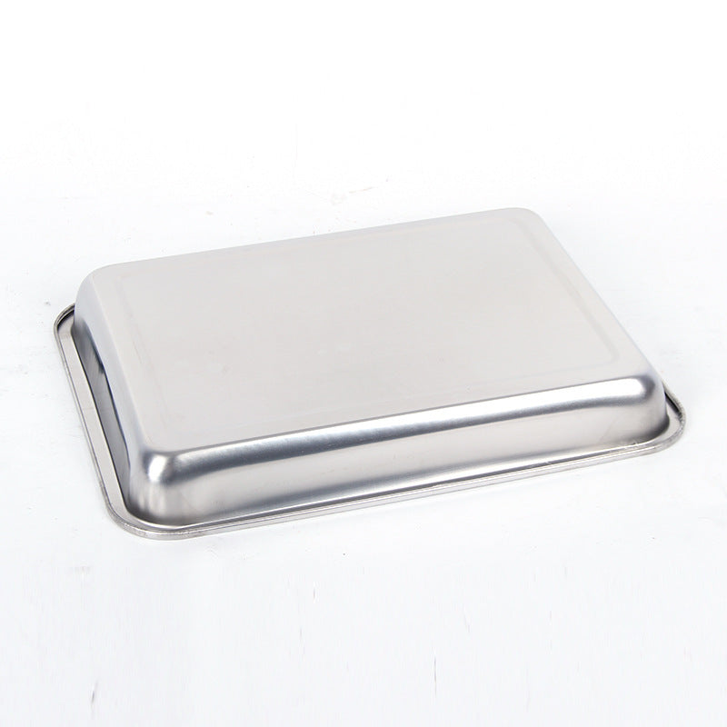 Plateaux de stockage en acier inoxydable carrés ou rectangulaires