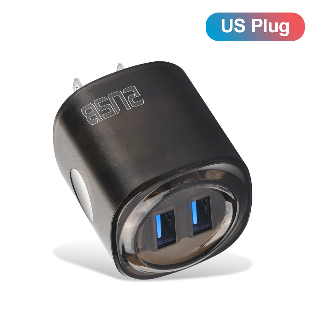 Chargeur de téléphone portable USB 2 ports 2,4A