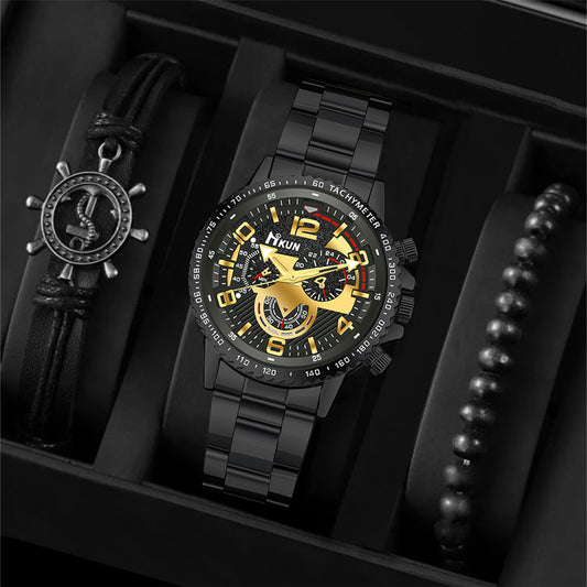 Montre en acier homme fashion quartz