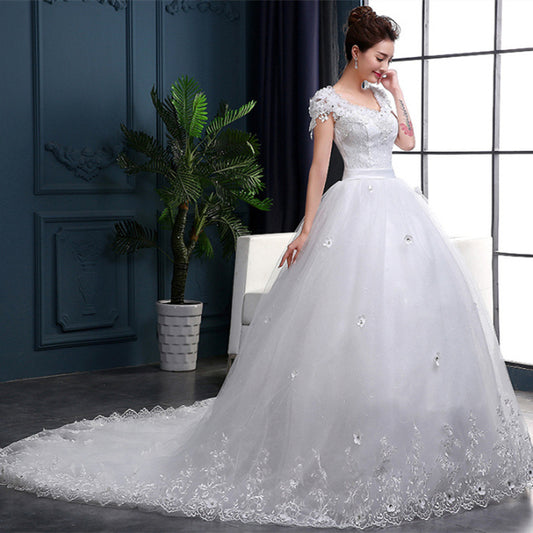 nouvelle robe de mariée robe de mariée longue traîne robe de mariée