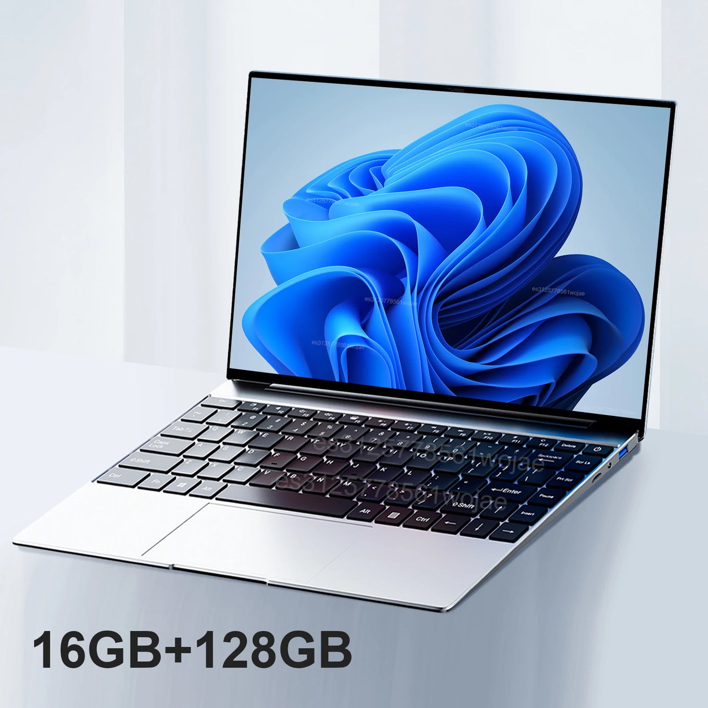 Ultra Slim Laptop 14.1" 16GB RAM 2TB SSD Intel N3700 Notebook Gamer 1920*1080 Display Office Study Computer PC Windows 11 Pro