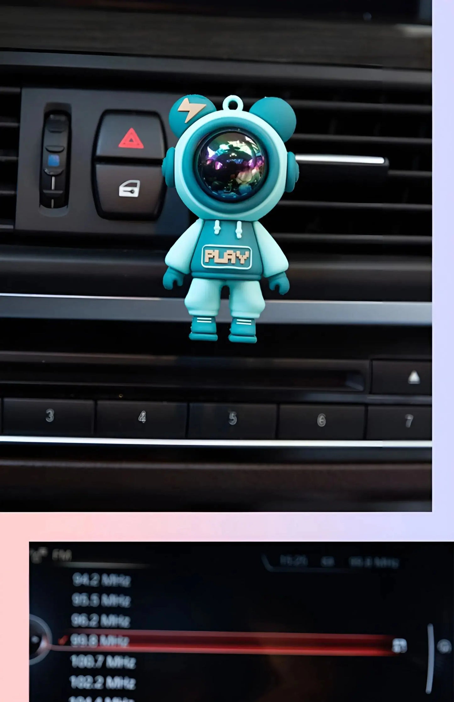 Porte-clés Ours Astronaute – Parfum Voiture & Accessoire Tendance
