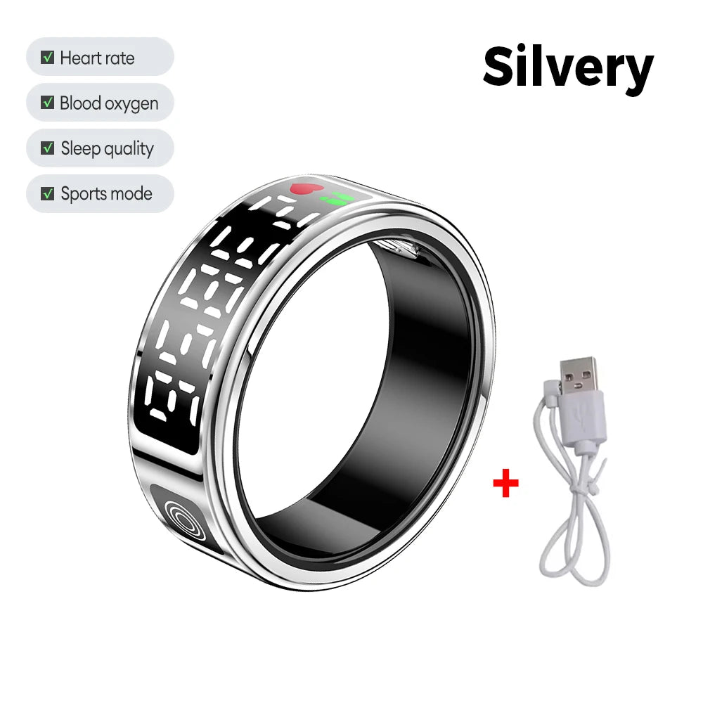 SR08 Smart Ring - LED, Bluetooth 5.1, étanchéité 5ATM