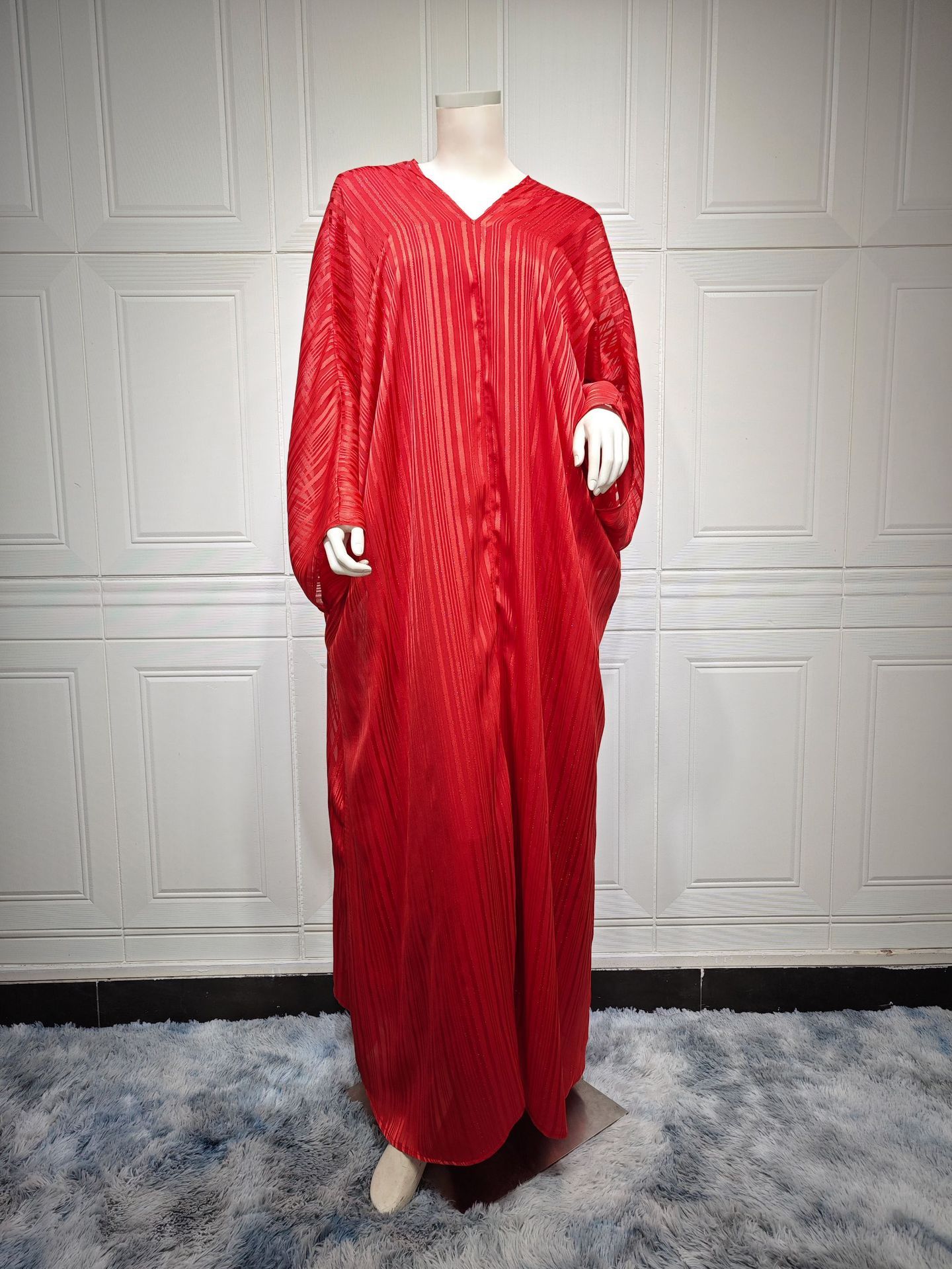 Robe Soirée Abaya musulmane tendance, robe noire en tissu brillant, ensemble deux pièces