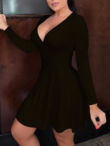 Robe soirée sexy trapèze drapée couleur pure pour femme, mini-robe courte de printemps