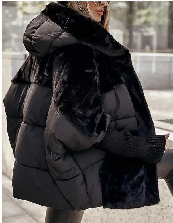 Manteau ample en duvet pour femme