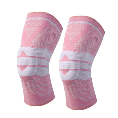 Genouillère à ressort en silicone, protection professionnelle, genouillère rotule de course