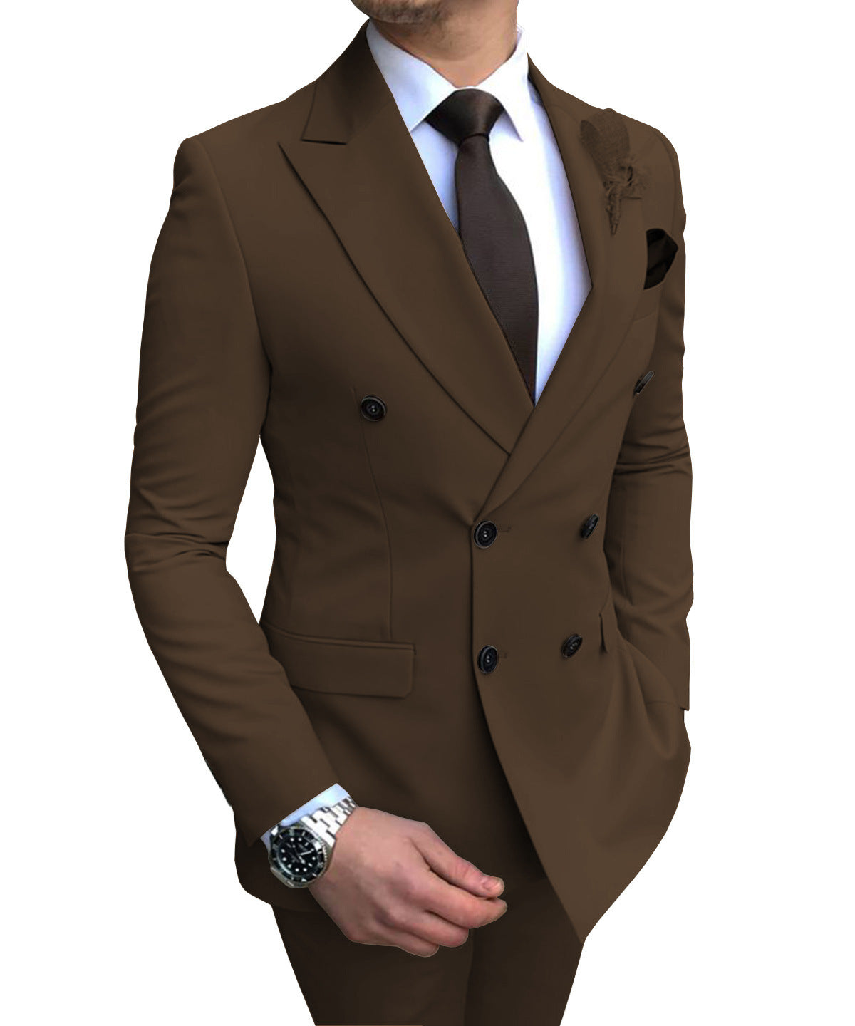 Costume deux pièces pour homme, costume de marié pour mariage
