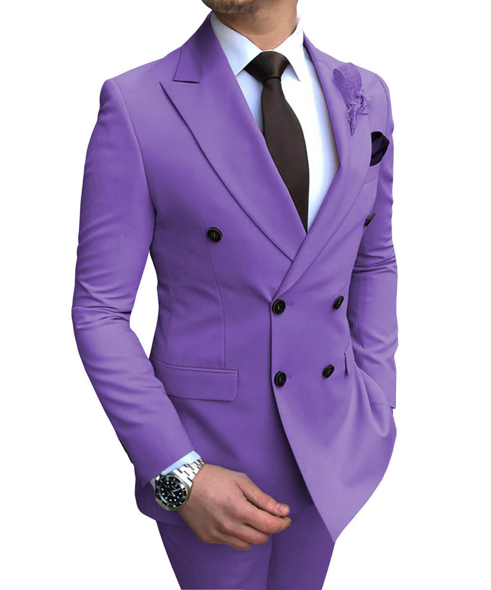 Costume deux pièces pour homme, costume de marié pour mariage