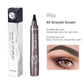 Crayon sourcils liquide 5 couleurs – Waterproof, microblading, pointe fourche, longue tenue.