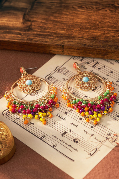 Boucles d'oreilles pendantes Boho Charms en or