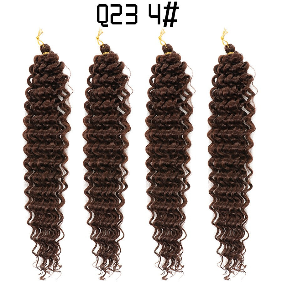 Perruque africaine au crochet cheveux Deep Wave