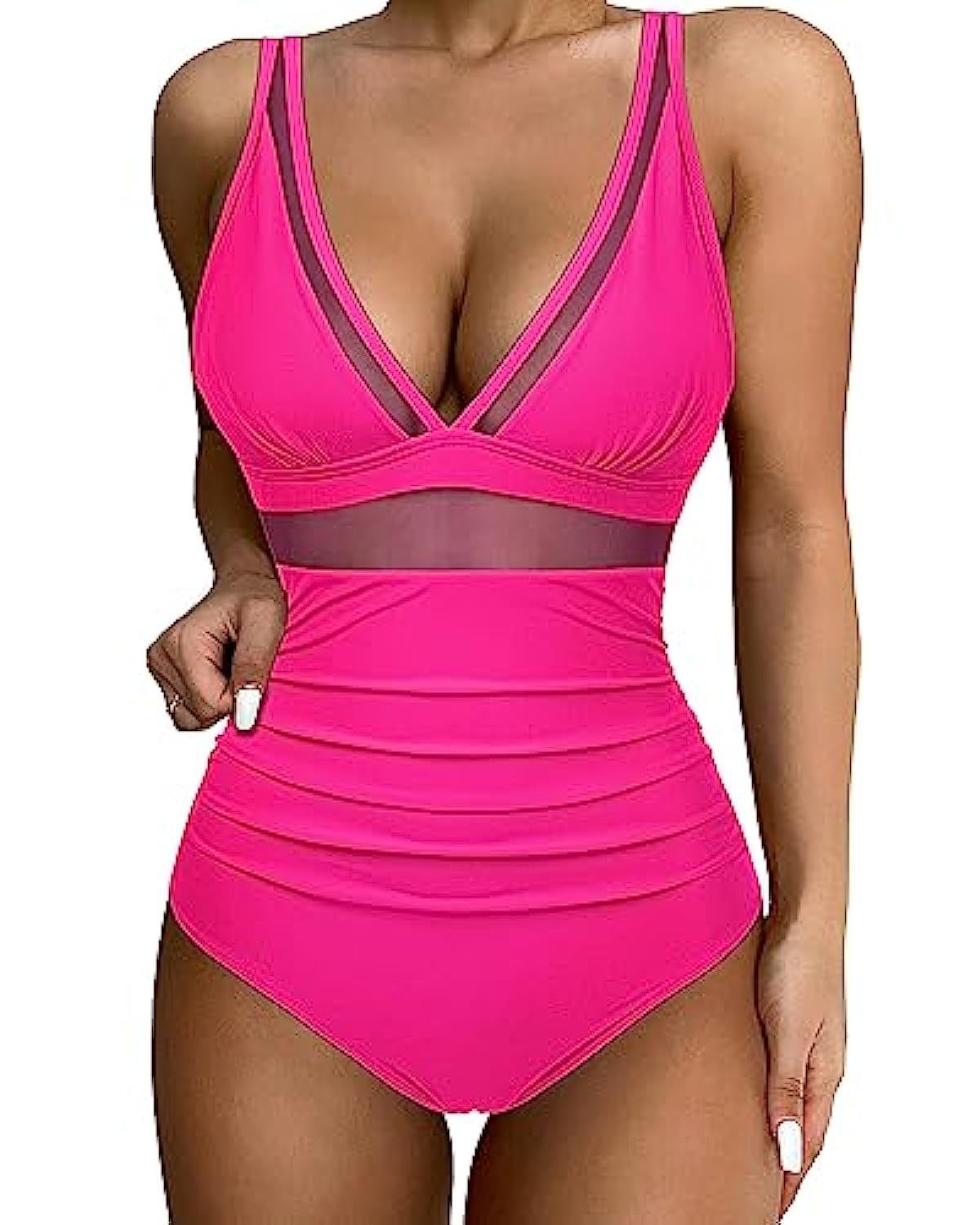 Maillot 1 Pièce Femme – Taille Haute, Sexy & Découpé