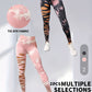 Paquet de 2leggings taille haute élastique pour femme.