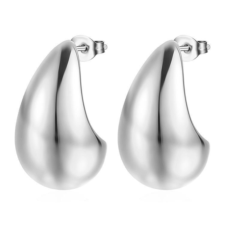 Boucles d'oreilles pendantes en acier inoxydable pour femme