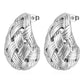 Boucles d'oreilles pendantes en acier inoxydable pour femme