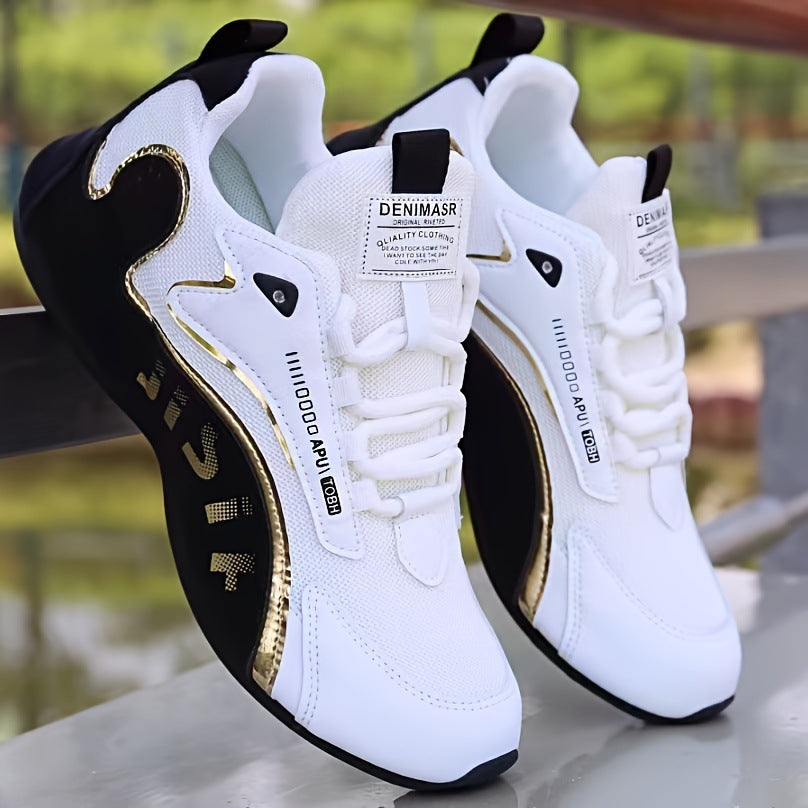 Baskets homme à lacets basses respirantes pour sport