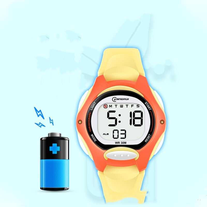 Montre électronique sport étanche multi fonctions pour fille