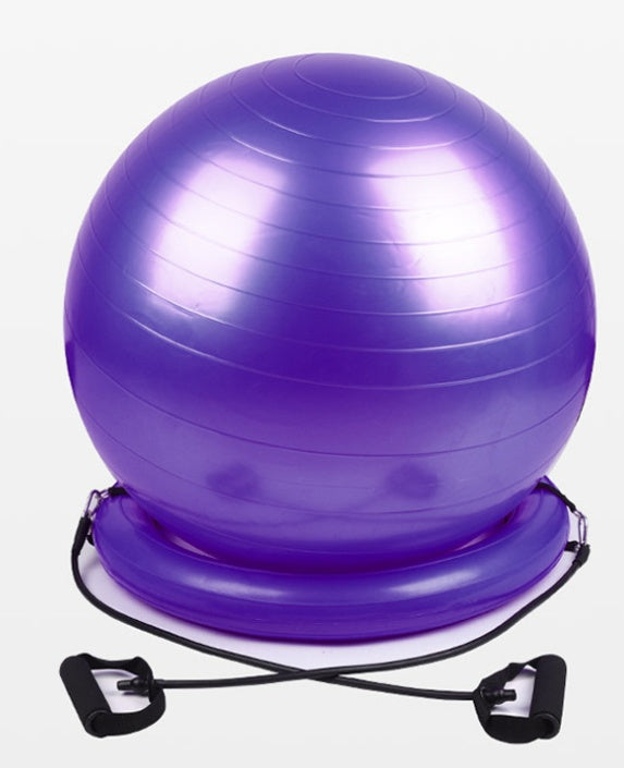 Boule de yoga base fixe