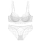 Soutien-gorge à armatures en dentelle pour poitrines généreuses