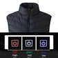 Gilet Hommes USB Chauffage Sans Manches