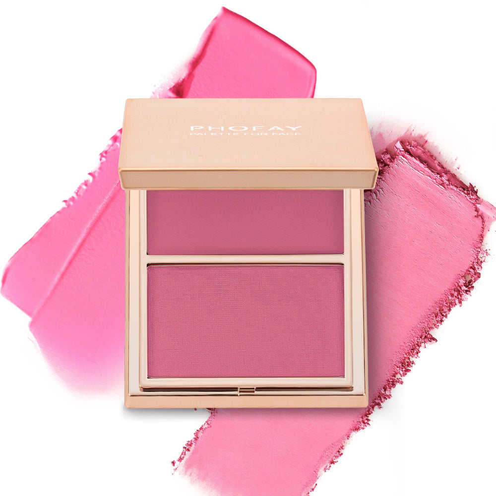 Duo de blush crème et poudre