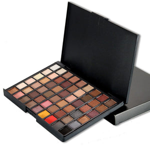 Palette de maquillage professionnelle portable de 54 couleurs