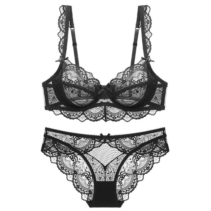 Soutien-gorge à armatures en dentelle pour poitrines généreuses