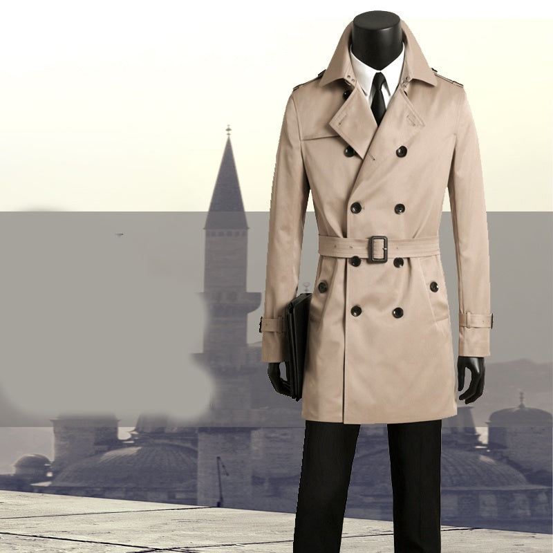 Trench-coat long pour homme