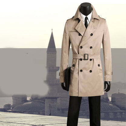 Trench-coat long pour homme