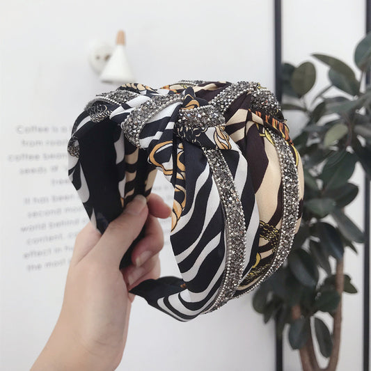 Bandeau de cheveux à motif léopard