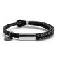 Bracelet  en cuir tressé à double corde
