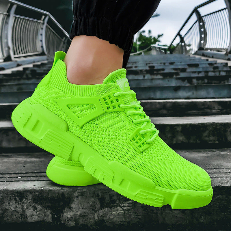 Chaussures de sport décontractées en maille tissée pour homme