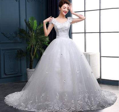 nouvelle robe de mariée robe de mariée longue traîne robe de mariée