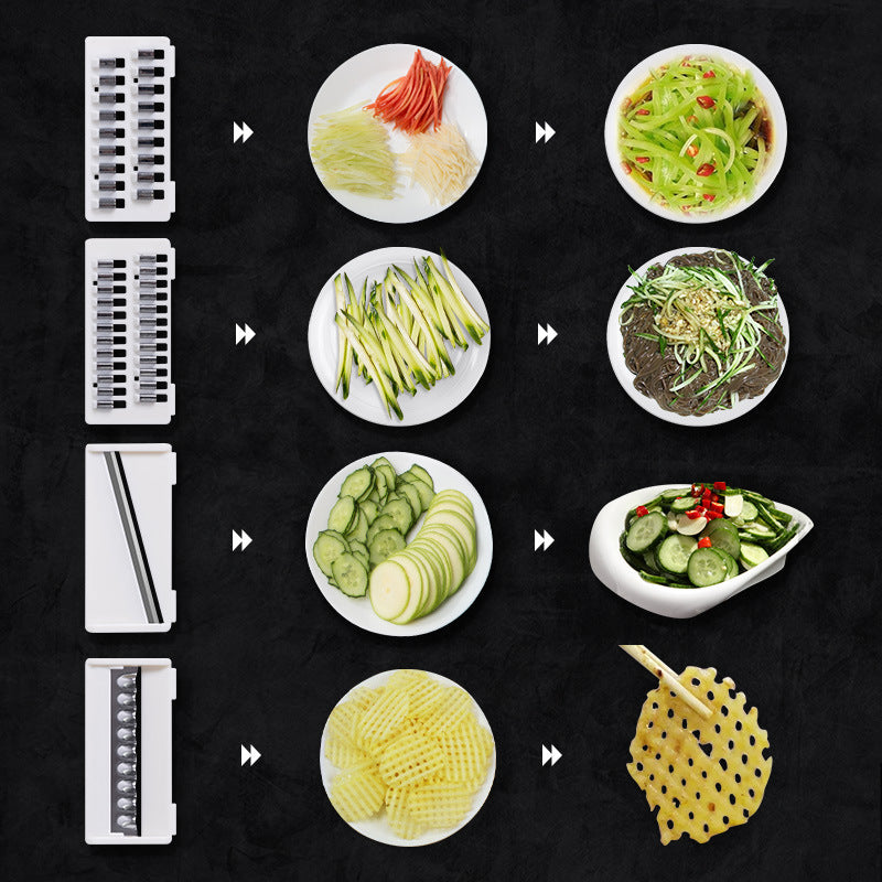 Coupe-légumes , épluche patates, râpe à fromage, carottes