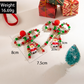 Boucles d'oreilles Racing Red Christmas Santa