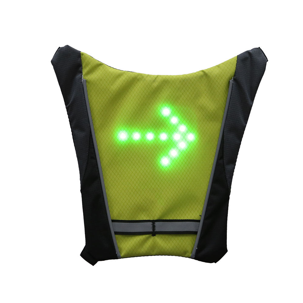 Sac à dos gilet réfléchissant Rechargeable USB avec clignotant LED