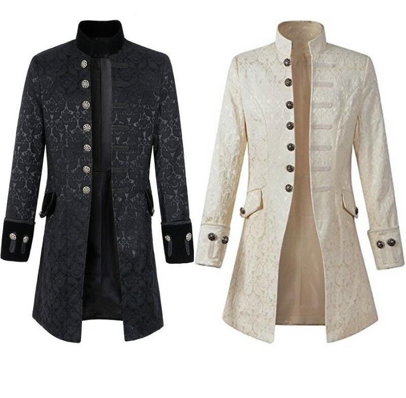 Costume médiéval couleur unie mode steampunk