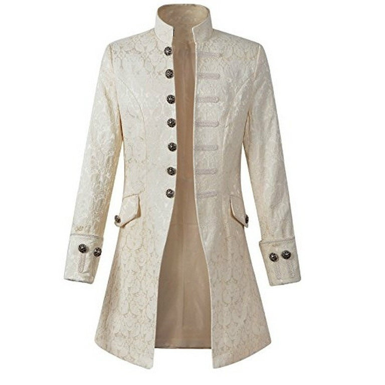 Costume médiéval couleur unie mode steampunk