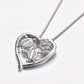 Collier pendentif tortue en or blanc