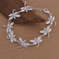 Bracelet collier libellule plaqué argent