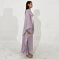 Robe soirée ample turque en polyester pour femme