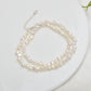 Collier ras du cou en perles en argent