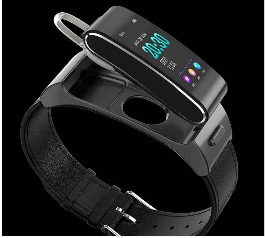 Bracelet intelligent Bluetooth avec casque et écran couleur