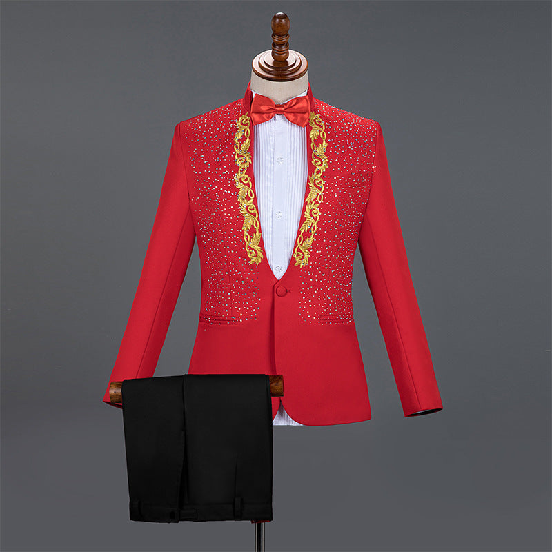 Costume Male  Stand-up Collar