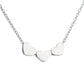Collier en acier inoxydable avec pendentif en forme de cœur